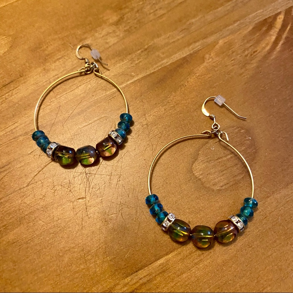 Alex and Ani Hoop Earrings